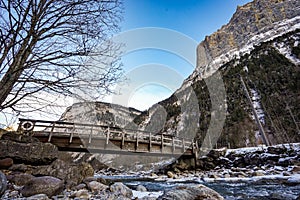 Scenic view of Murren Village, a small but very beautiful village in Switzerland