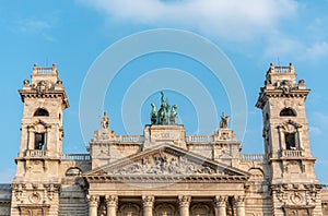 Scenic view of the Museum of Ethnography located in Budapest, Hungary