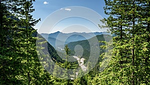 Scenic view of the Nisqually river bed