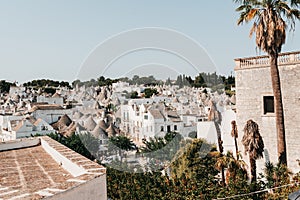 Scenic view of the old city of Sassi di Matera in Italy photo