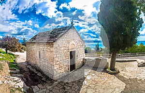 Old chapel in Split, Marjan hill. photo