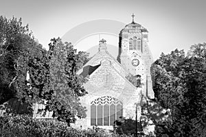 Scenic View of an old Medieval Church in Stockholm Sweden