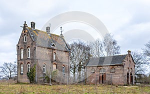 Scenic view of the old station building in Woudenberg, Netherlands