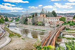 Scenic view of the Old Town in Cosenza, Italy