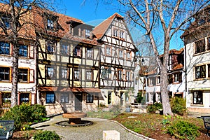 Scenic view of the old town of Neustadt an der Weinstrasse in Pfalz, Germany