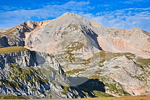 Scenic view of the Oshten Mount at the Lagonaki plateau