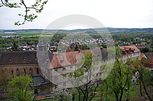 Scenic view over Frankenberg Eder Hesse