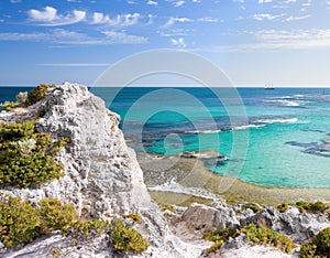 Scenic view over Rottnest