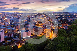 Scenic view of Pattaya city