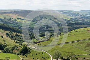 Scenic view of the Peak District and Hathersage photo