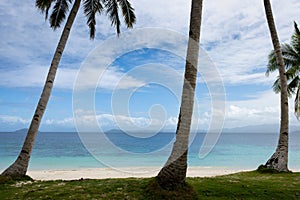 Scenic view of Port Barton on Palawan Island, Philippines