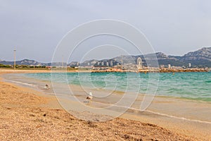 Scenic view of Prado beach in Marseille, France