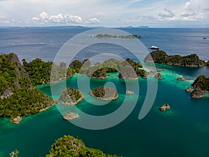 Scenic view of Raja Ampat