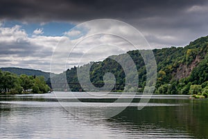 Scenic view of the river Mosel in Germany