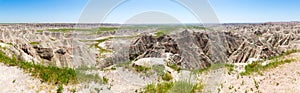 Scenic view of Rock formations in sunny day