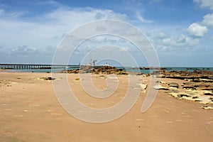 Scenic view from the rocks of the Port of Broome at Gantheaume Point, Western Austyralia.