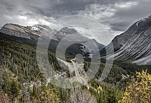 Scenic View Rocky mountains photo