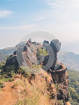 Scenic View Of Sahyadri Mountain Ranges Shot From Harishchandra Fort