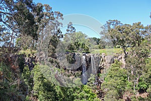 Scenic view of Sailors Falls near regional town of Daylesford