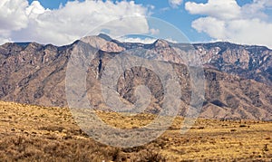 Scenic view of the Sandia Mountains