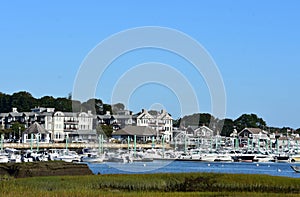 Scenic View of Scituate Harbor in Scenic Massachusetts