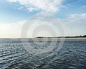 Scenic view of seascape against sky