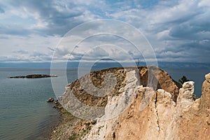 Scenic view of the shores of Lake Baikal