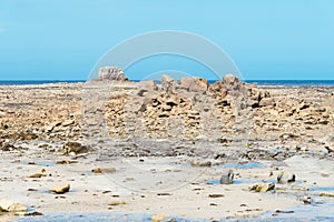 Scenic view of Sillon de Talbert area in Brittany photo