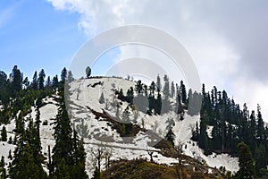 Scenic view of Siri Paye in Kaghan valley, Pakistan