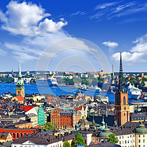 Scenic view of Stockholm