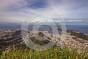 Scenic View on Sugar Loaf Mountain and Guanbara Bay