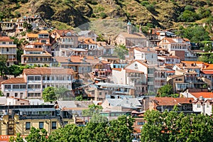 Scenic View Of Tbilisi Old Town Sololaki, Georgia photo