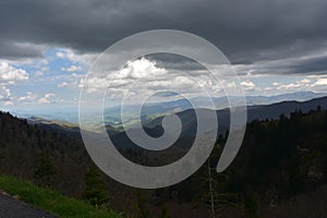 Scenic View of Thunderstruck Ridge in North Carolina