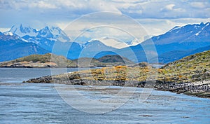 A Scenic view of Tierra del Fuego National Park, Argentina