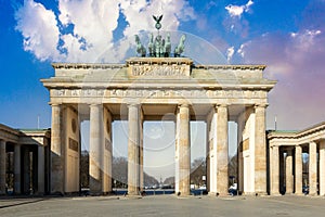 scenic view to Brandenburg Gate