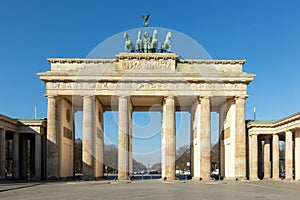 scenic view to Brandenburg Gate