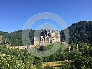 Scenic view to ELtz castle