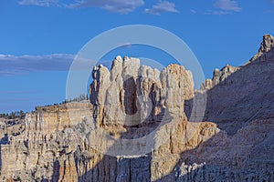 Scenic view to the hoodoos in the Bryce Canyon national Park, Utah