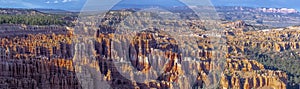 Scenic view to the hoodoos in the Bryce Canyon national Park, Utah