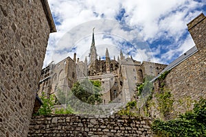 Scenic view to Mont Saint-Michel