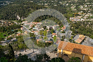 Scenic view from the town of Eze