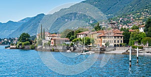 Scenic view in Tremezzo, Lake Como. Lombardy, Italy.