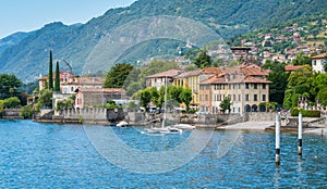 Scenic view in Tremezzo, Lake Como. Lombardy, Italy.