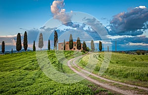 Scenic view of typical Tuscany landscape, Italy