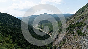 Scenic view from Valla Canyon in Kastamonu Turkey