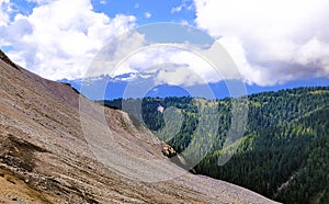 Scenic view of "The Gargoyles" Garibaldi Park, British Columbia, Canada photo