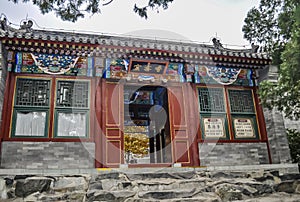 Scenic view of Xiangshan Park, Beijing