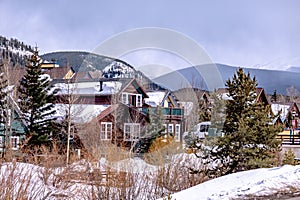 scenic views around breckenridge colorado skiresort town photo