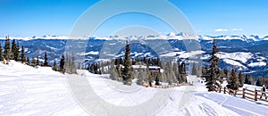 scenic views around breckenridge colorado skiresort town photo