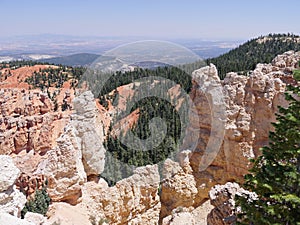 Scenic views at Rainbow Point, Bryce Canyon National Park